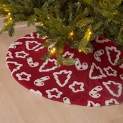 Adorno Navideño Pie De Árbol Holly