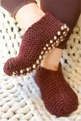 PC131 Retro Thrum Slippers Pattern Download