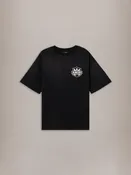 AMERICAN DREAM CRYSTAL OVERSIZED TEE - Black