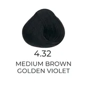 ALFAPARF MILANO Evolution of The Hair Color, 2.05oz – 4.32 – Chestnut – Medium Golden Violer Brown