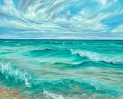 Blowing In Print on Paper by Mary Bea