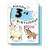 3rd Birthday Card