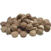 General Tools 1/2 In. Oak Round Head Button Plug (50-Count)