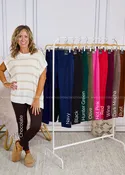 26" Chic Solid Skinny Pant - Fall Colors* LAST ONES FINAL SALE *