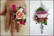Ring Corsage and Boutonniere Set