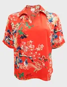 Collared Short Sleeve Popover