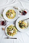 Bianca Salinas Pasta Party! Fettuccine with Vodka Bolognese &amp;amp; Spinach Walnut Pesto! December 30th Karaoke
