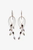 Lattice Hook Earring | Pearl/Gold