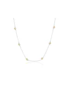15" Choker Simplicity Chain Mixed Metal - Classic Gold 4mm