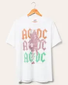 AC/DC Triple Color Logo Flea Market Tee