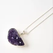 Amethyst Cluster Necklace