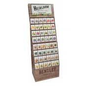 500 Piece Heritage Heirloom Vegetable and Herb Seed Packet Retail POS