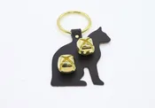 Cat Leather Door Bell (2 Bells)