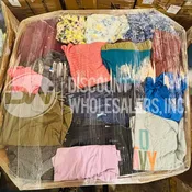 Assorted Content Apparel Mix, Recognized brand, Plus Size Women (500 Pcs Per Pallet)