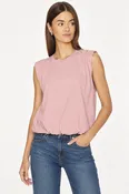 Bobi Sleeveless Bubble Hem Tee