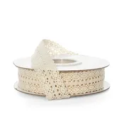 Ivory Cotton Crochet Lace Trim (1" X 10YD)
