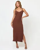 Alexis Dress - Cafe