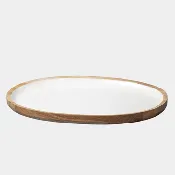 Enamel Oval Serving Platter