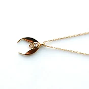 Diamond Snowdrop Necklace — A Pied Shoe Boutique