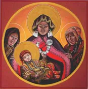 Andean Madonna Sm Plaque