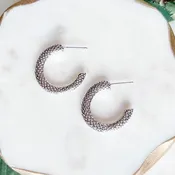 1" Hoop Earrings