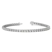 12.00 CTW Lab Grown Diamond Tennis Bracelet | G/VS AGI Certified | 14kt White or Yellow Gold