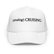 (analog) CRUISING Foam Trucker Hat — Leo Herrera x Adam's Nest