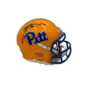 Aaron Donald Signed Pittsburgh Panthers Gold Speed Mini Helmet