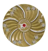 Hexplateâ„¢ 15" Plate with SuperClutchâ„¢ 12 Diamond EZ Pads HEX1712EZCLT