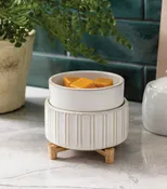 2-in-1 Classic Warmer Ceramic & Wood