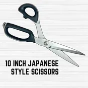 10" Japanese Style Fabric Scissors