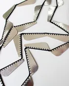 Blades Wrap Recycled Textile Necklace