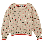 All Over Floral Pullover Sweater