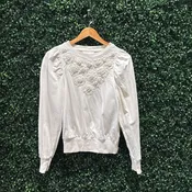 3D Floral Crewneck Sweatshirt