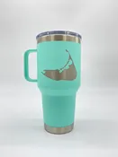 30oz Travel Mug - Nantucket Island Engraved
