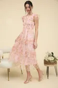 Floral Smocked Ruffle Tiered Maxi Dress