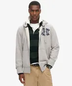 Vintage Athletic Zip Hoodie