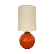 1960s Large Mid-Century Modern Red Table Lamp