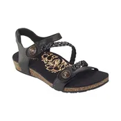 Aetrex Jillian Womens Sandal Black SC450W