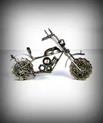10" Collectors Decorative Metal Motorcycle