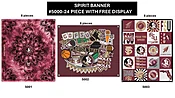 FLORIDA STATE UNIVERSITY SPIRIT BANNER-24 COUNT DISPLAY - FSU5000