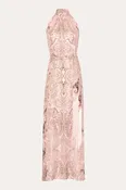 Annie Silk Halter Dress