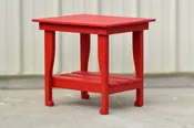 Outdoor Poly Coffee Table/End Table Red