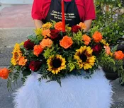Autum center piece — Minervas Flowers