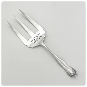 American Sterling Silver Toast Fork in "Lancaster", Gorham Manufacturing Company, Providence, RI, Patented 1897