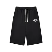 Relaxed Drawstring Three-quarter Sweatpants