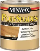PolyShades Honey Pine Stain And Polyurethane 1/2-Pint