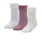 3 Pack Medium Foldover Half Crew
