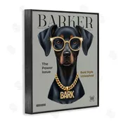 A Barefoot Stylist | Barker Dog Fashion Magazine Wall Art