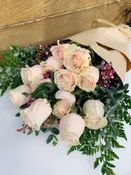 A DOZEN PINK ROSES